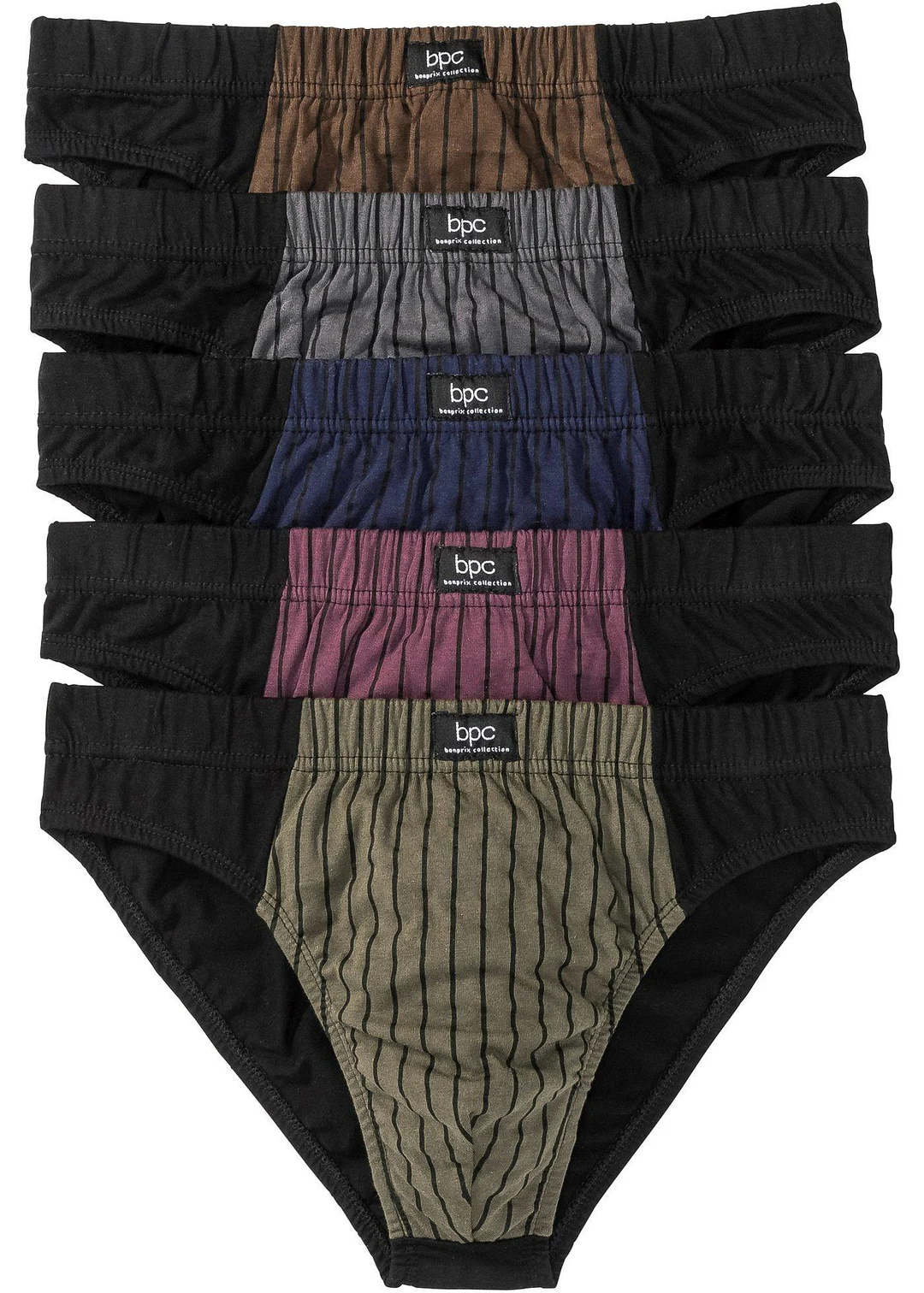 Lot de 5 slips en coton doux