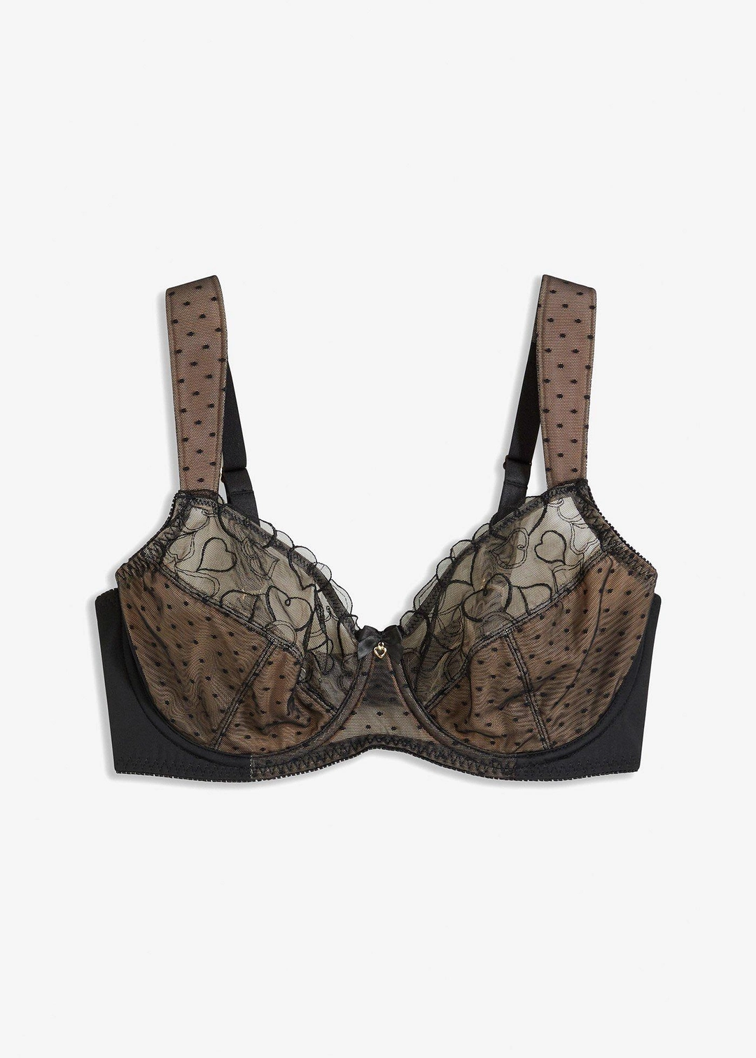 Soutien-gorge minimiseur à broderie élégante