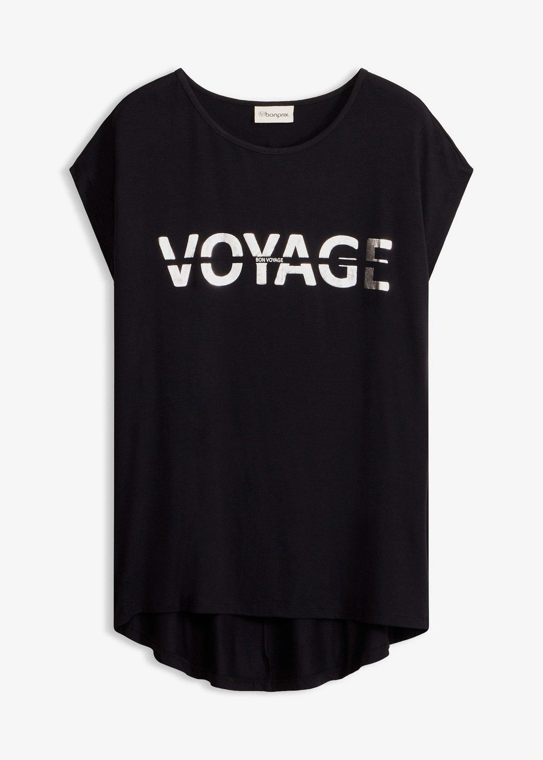 T-shirt long en viscose extensible