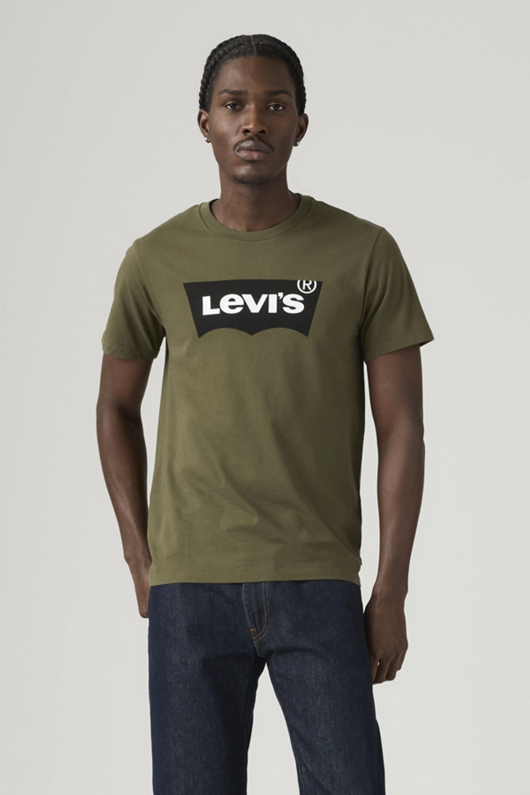 T Shirt Classique Levi's Avec Logo - Homme - Vert / Olive Night - 2XL - 2