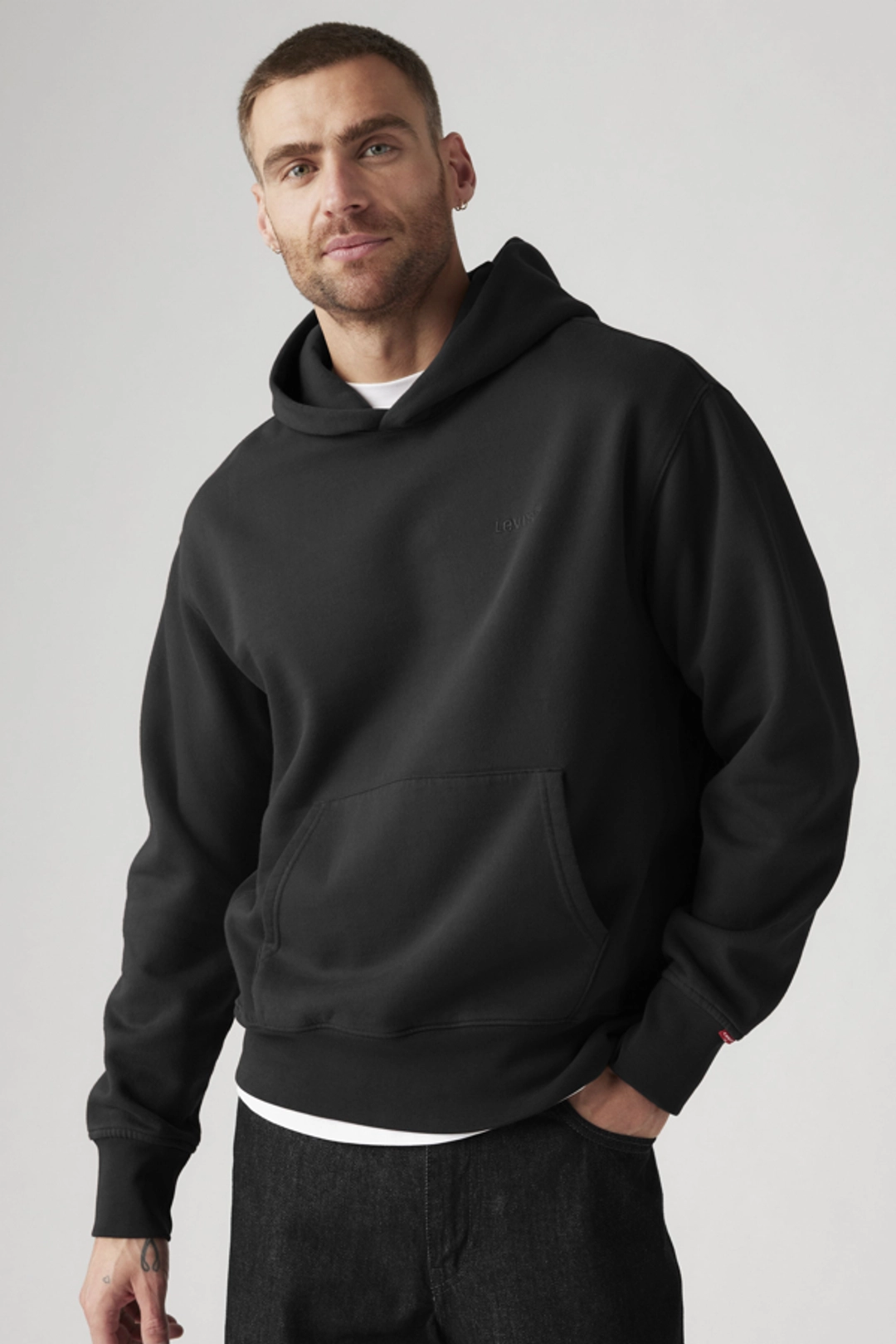 Levi's Sweat À Capuche Authentic - Homme - Blanc / Bright White - 2XL