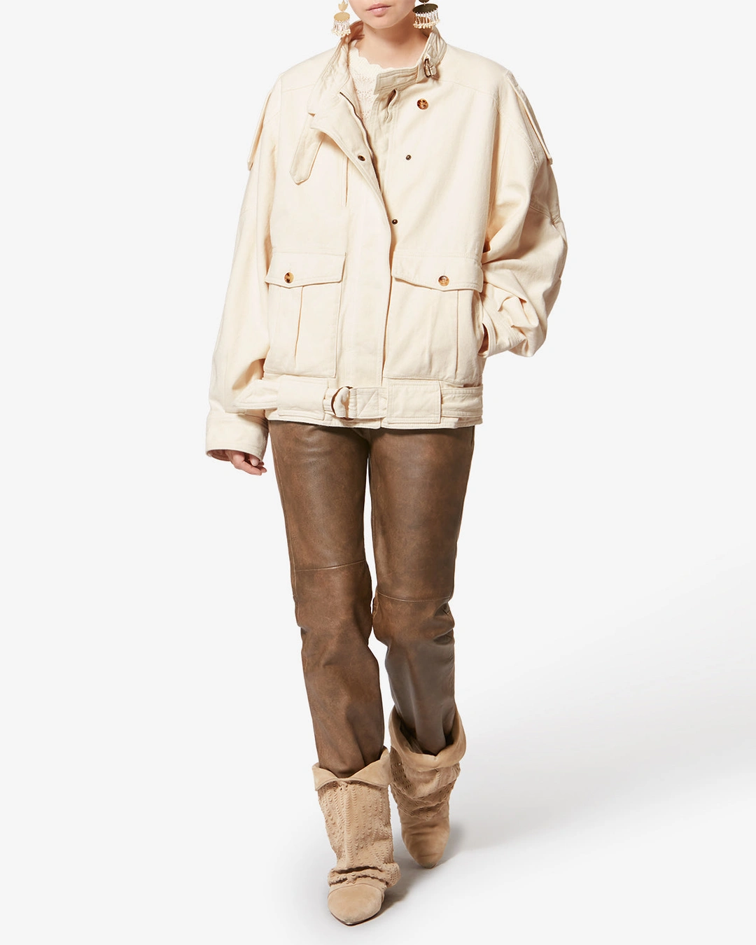 Veste Isalya - Femme - Écru - Taille 40 - 6