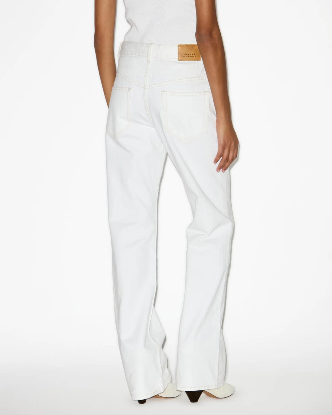Pantalon Belvira - Femme - Écru - Taille 42 - 3