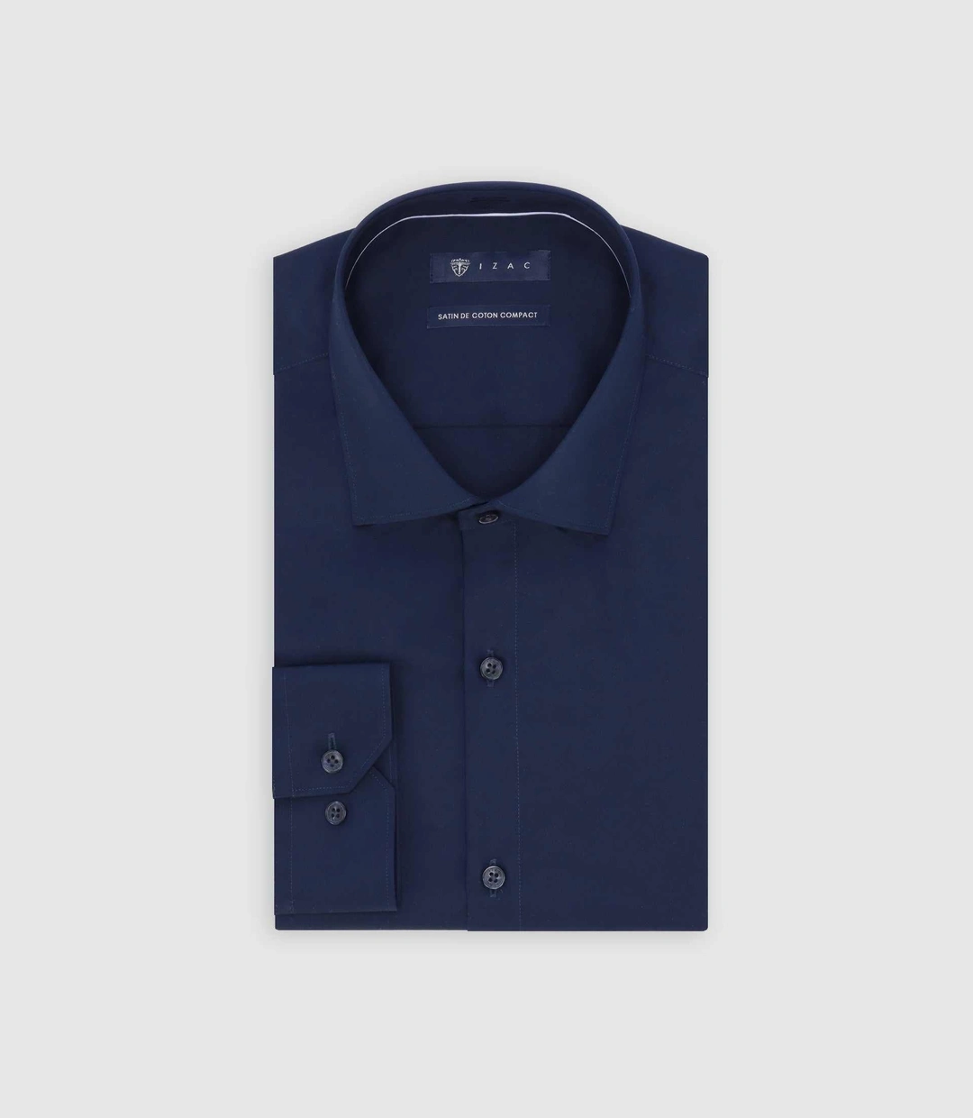 IZAC - Chemise col italien marine