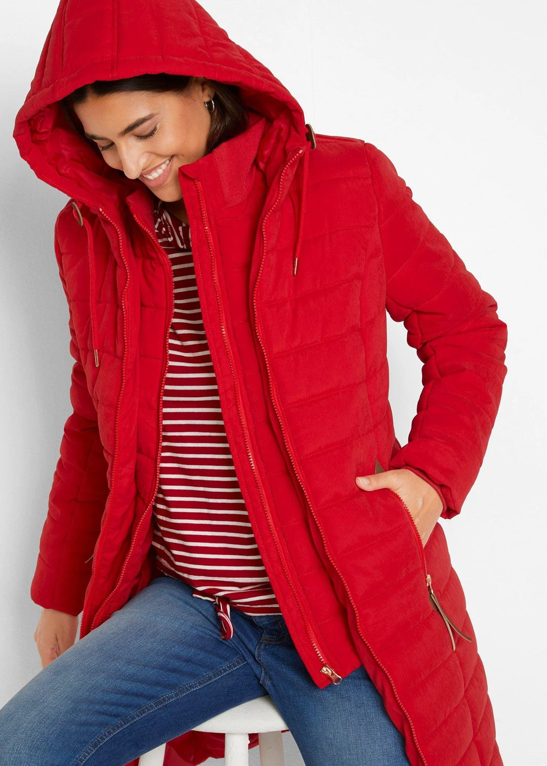 Doudoune longue, style 2 en 1 - 3