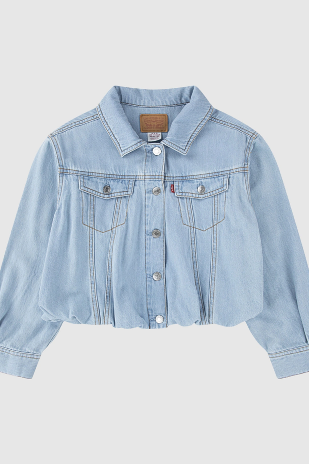 Levi's Teenager Bubble Trucker Jacket - Femme - Bleu / Wow Me Over - 14A