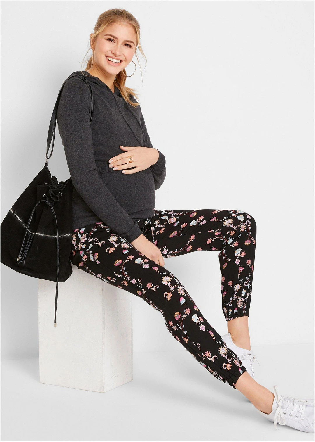 Pantalon de grossesse en viscose légère, loose - 2