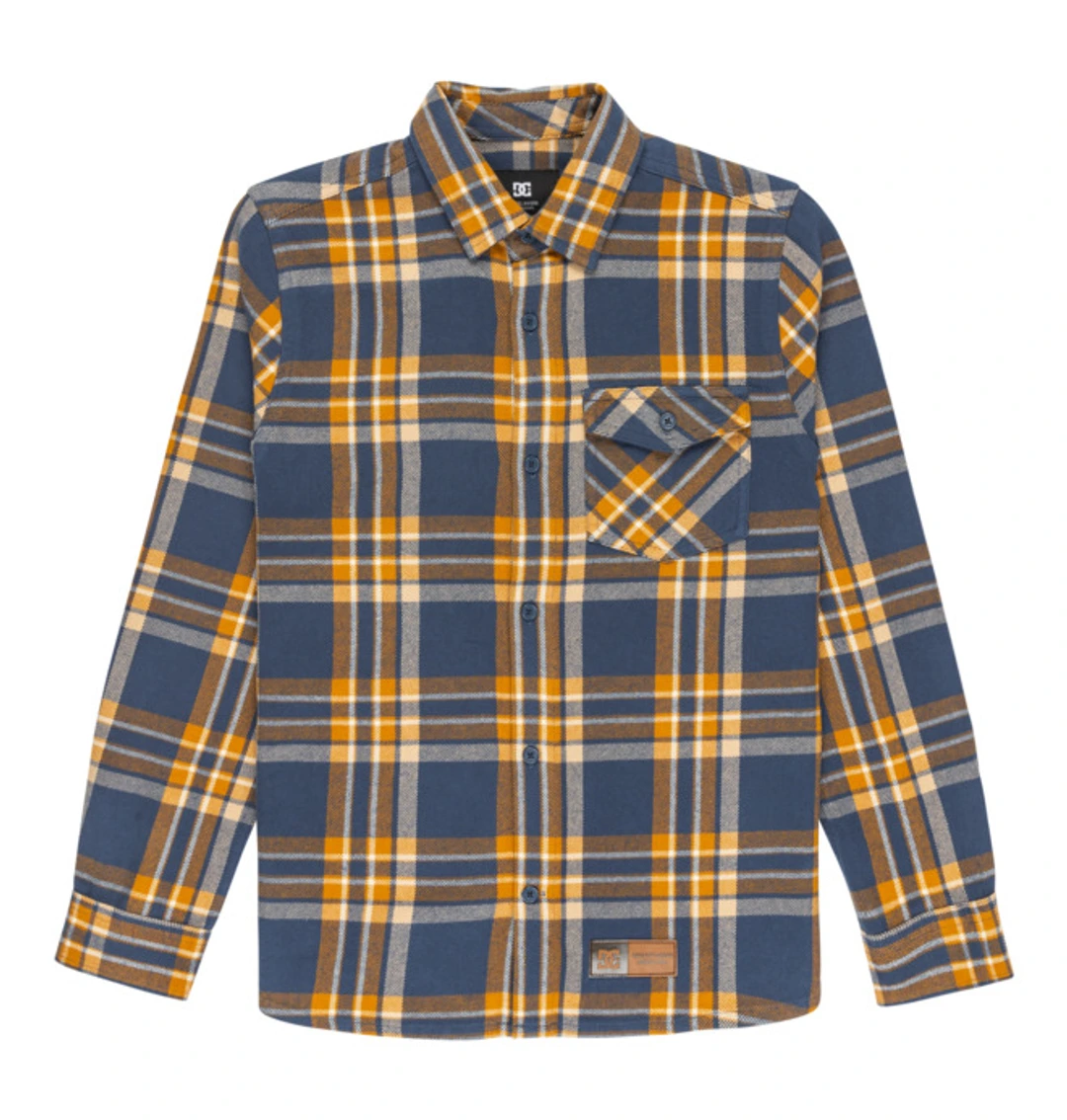 Marshal Flannel - Chemise en flanelle Bleu Garçon 8-16 ans