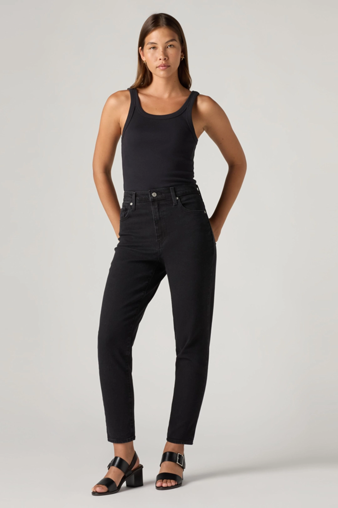 Levi's Jean Mom Taille Haute - Femme - Bleu / Light Indigo Worn In - 32X29 - 2