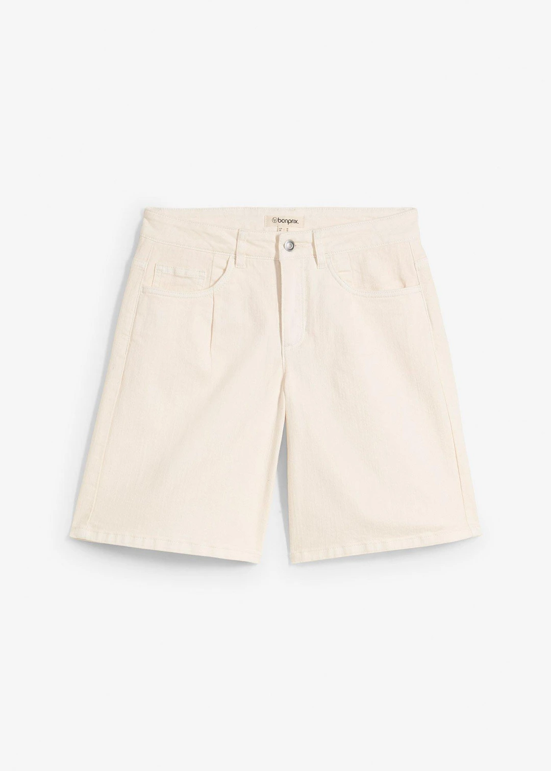 Bermuda en jean, taille mi-haute