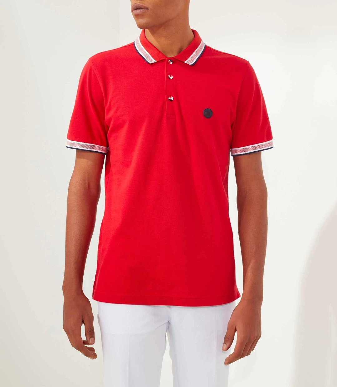 IZAC - Polo rouge ''Macro''