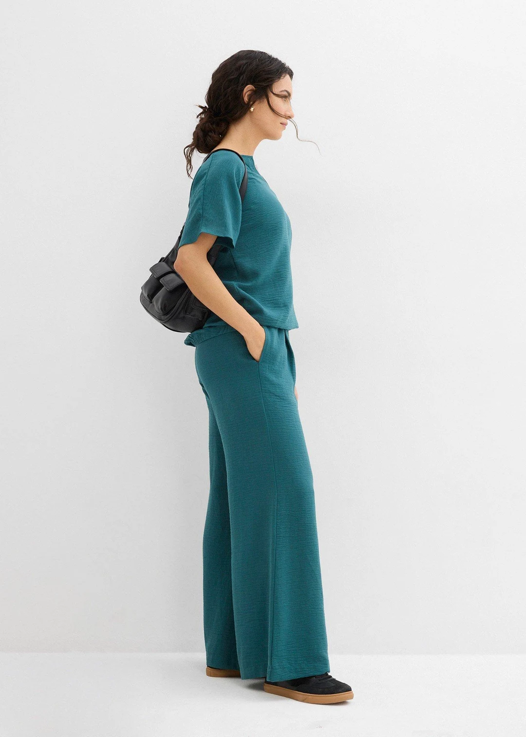 Blouse oversize à base élastiquée - 2