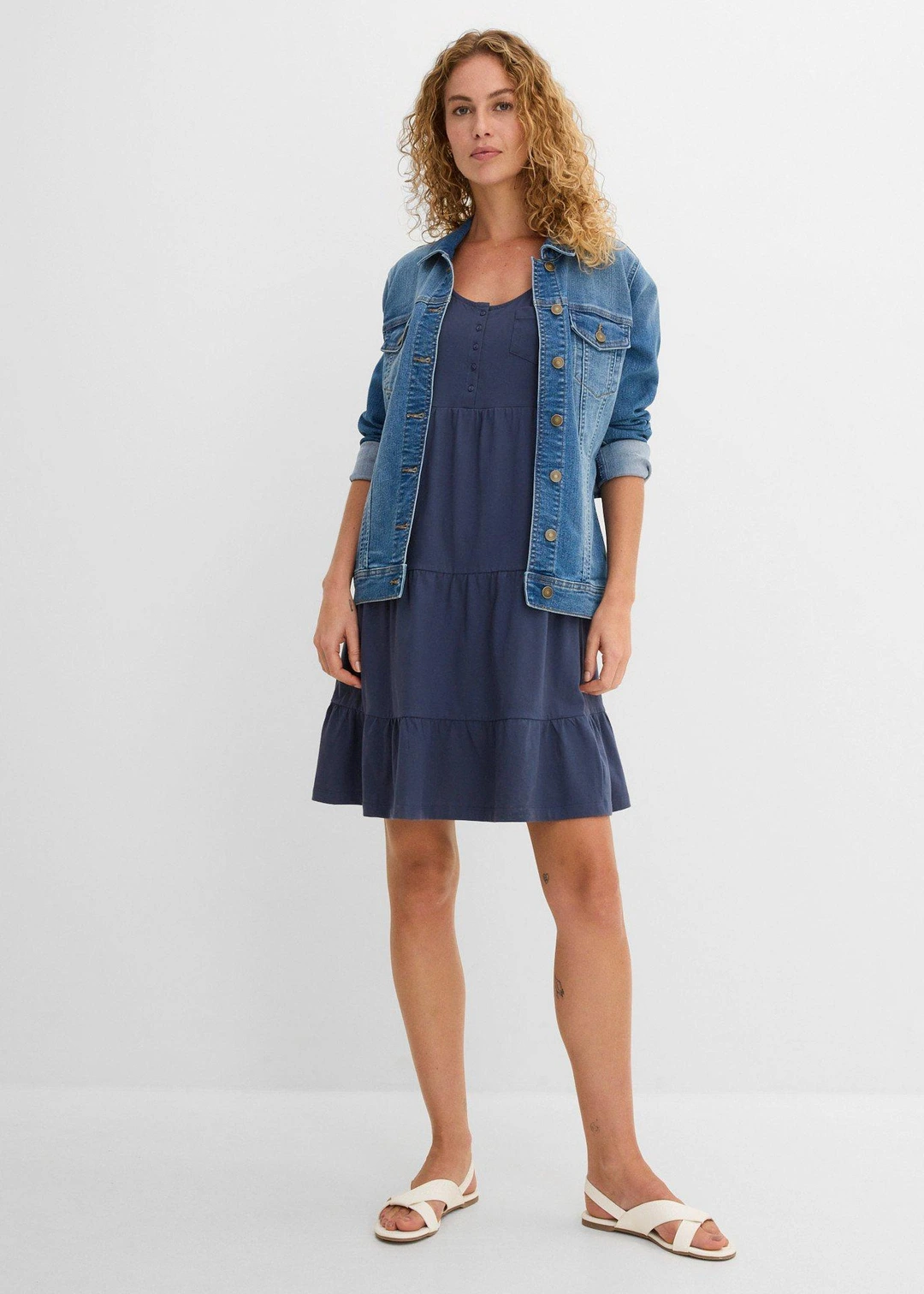 Robe courte en jersey coton - 2