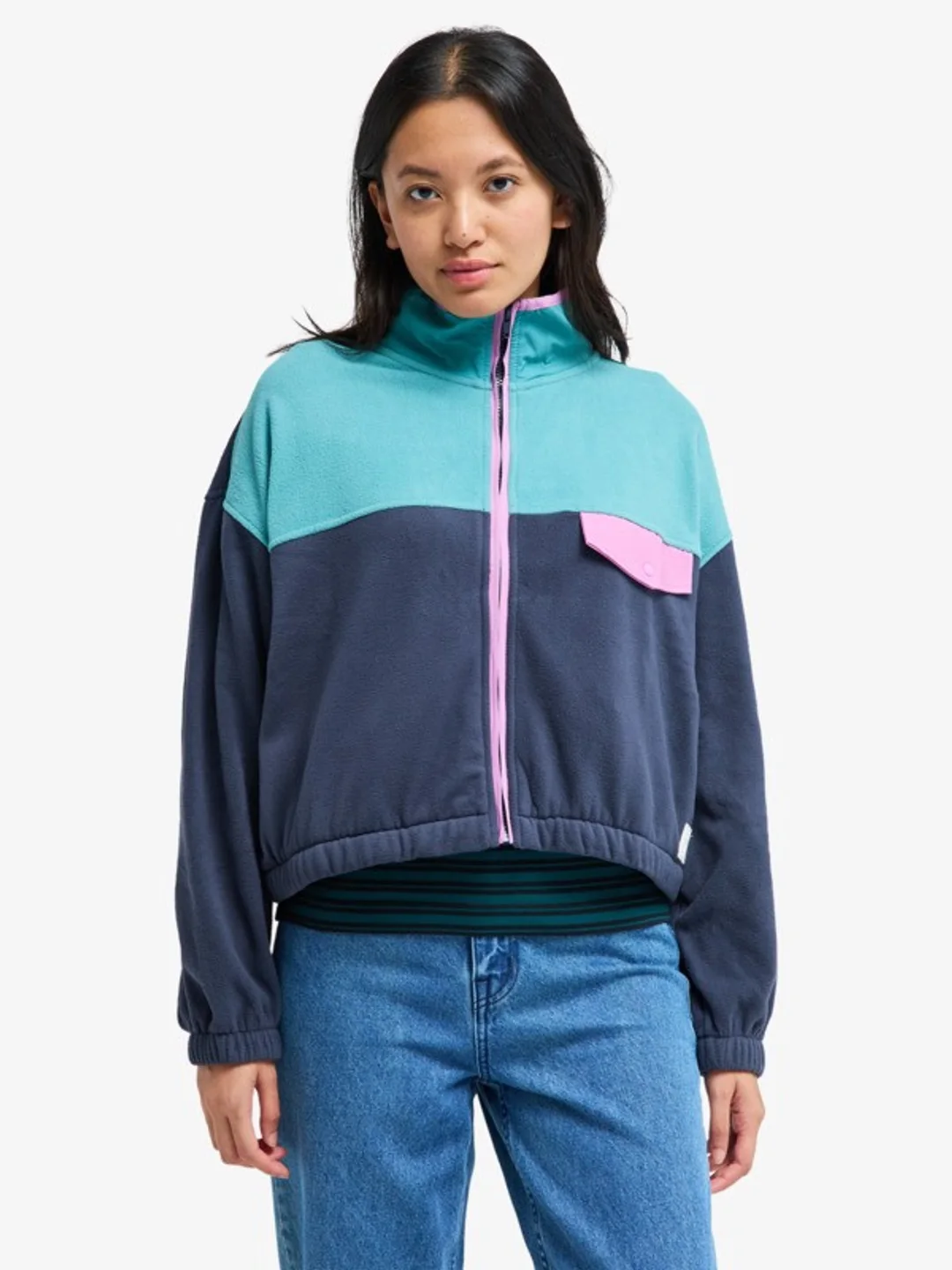 Kedai - Polaire zippée pour Femme Noir