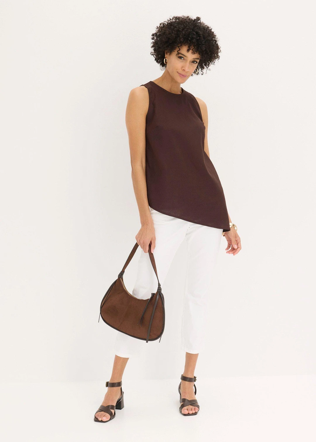 Pantalon 7/8 à taille élastiquée - 2