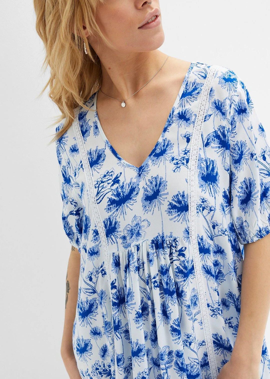 Robe courte en viscose - 3