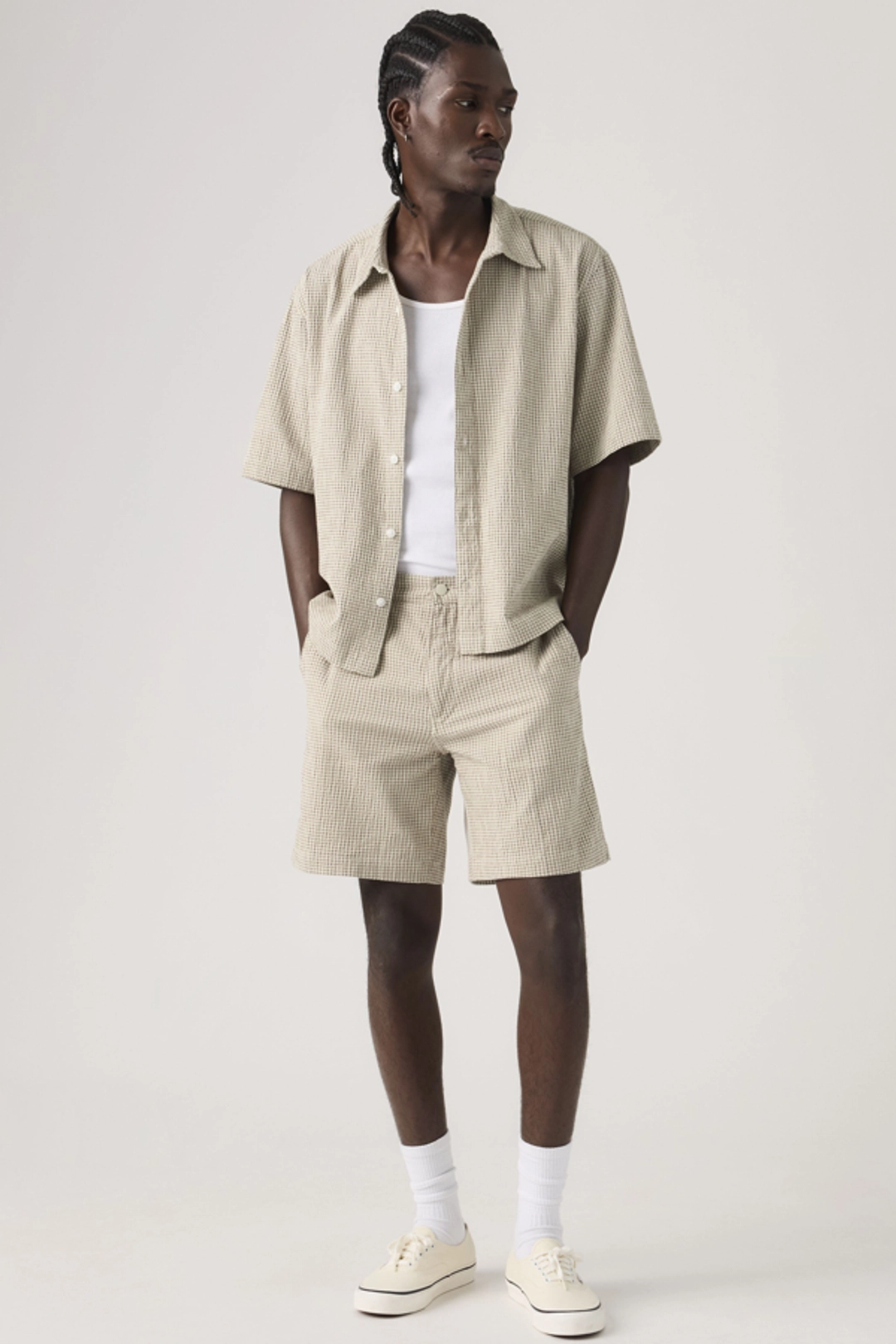 Levi's Short XX Chino Authentic Relaxed Lightweight - Homme - Beige / Harvest Gold Twill - 38X8