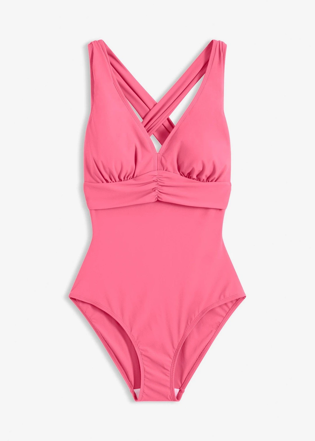 Maillot 1 pièce sculptant à bretelles croisées, maintien léger