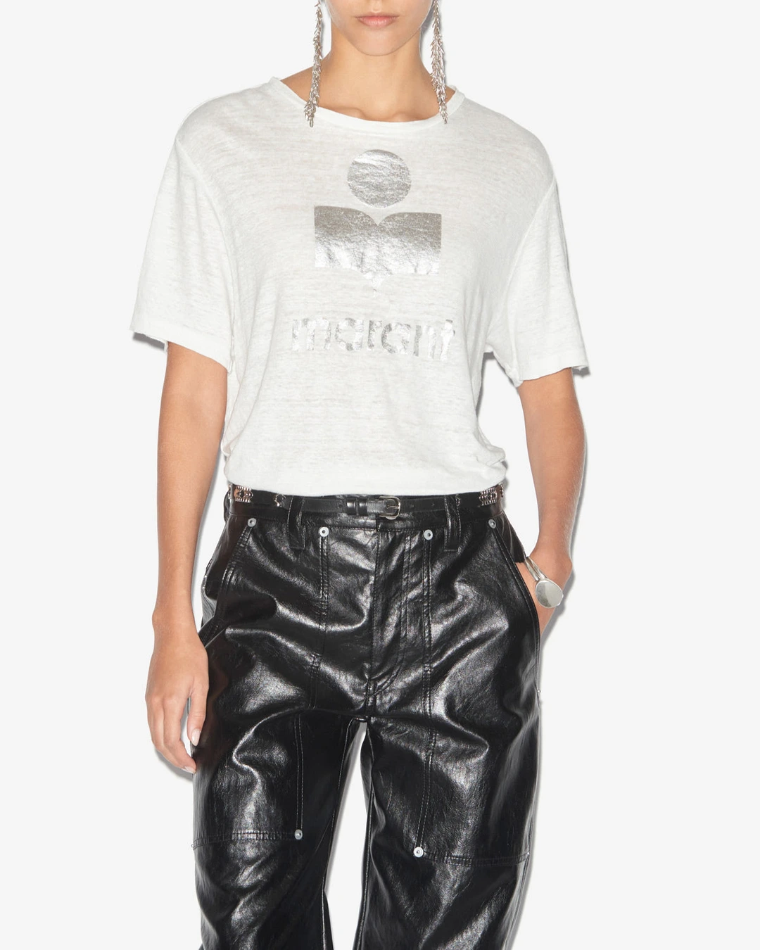 T-shirt Zewel - Femme - Noir - Taille L - Marant Étoile - 5