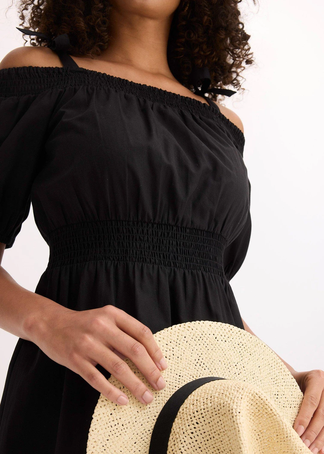 Robe col Bardot 100% coton - 3