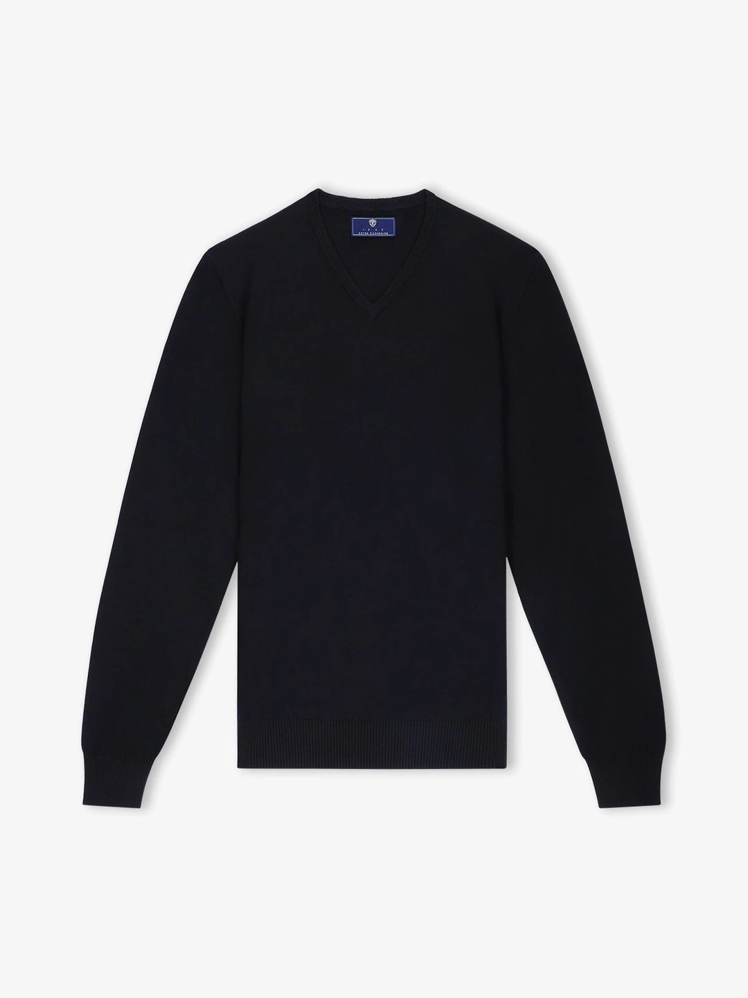 IZAC - Pull col V noir
