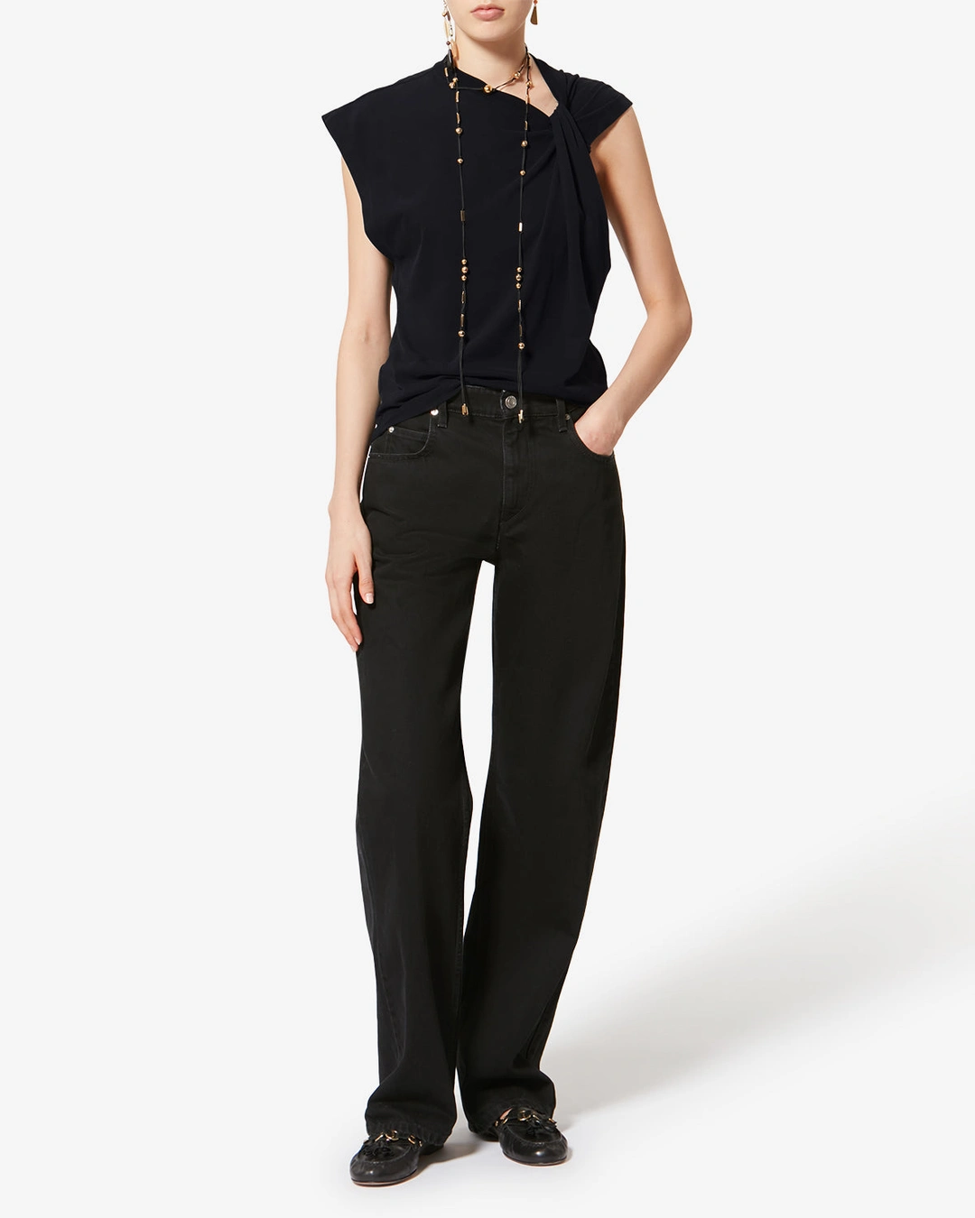 T-shirt Nayda - Femme - Noir - Taille XL