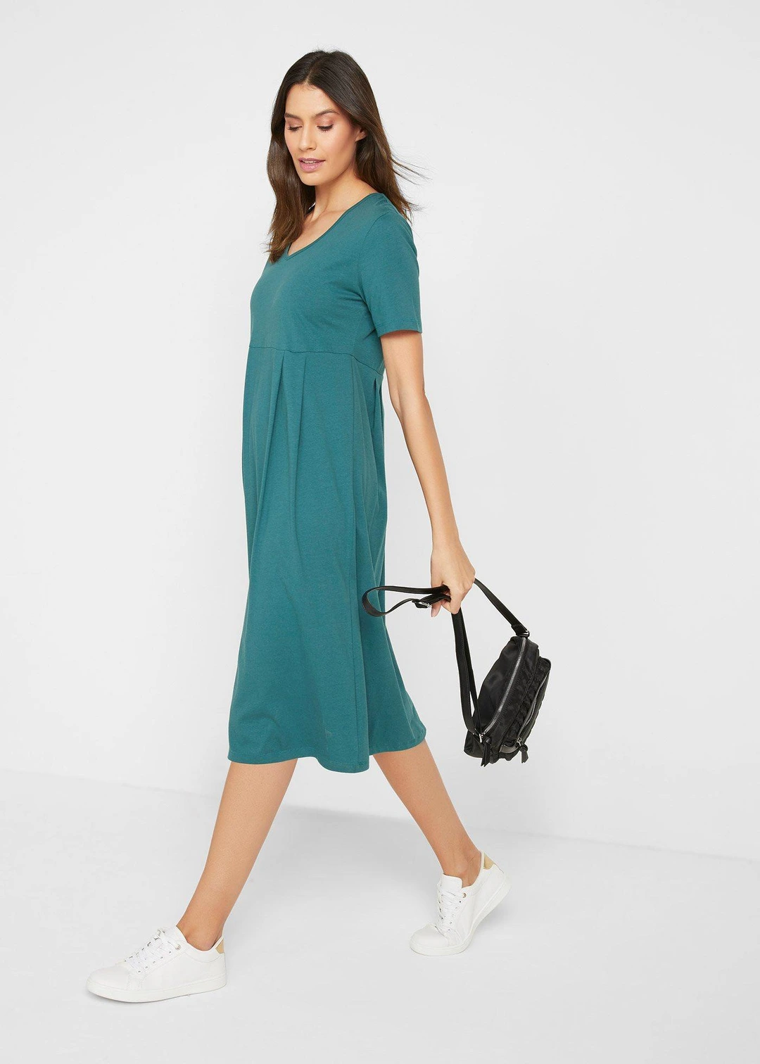 Robe midi en jersey coton - 2