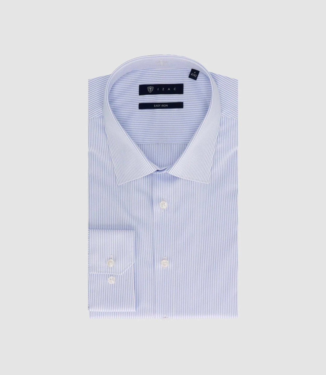 IZAC - Chemise repassage facile ciel PRAGUE