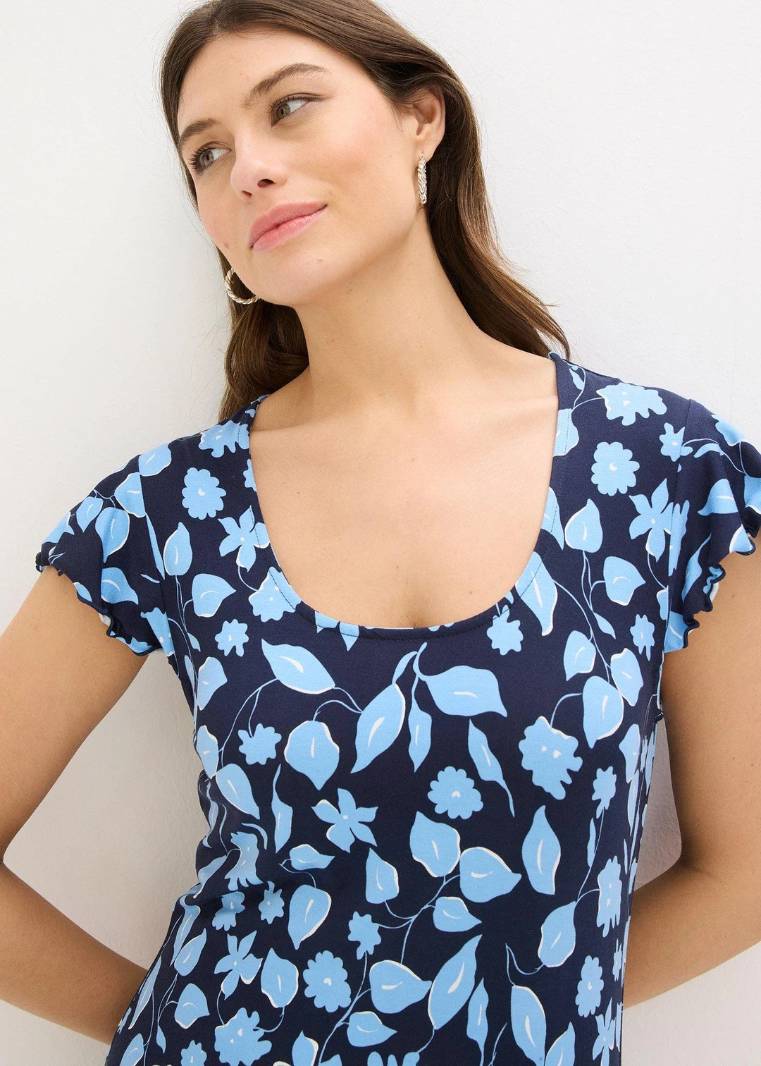 Robe imprimée en jersey viscose - 3