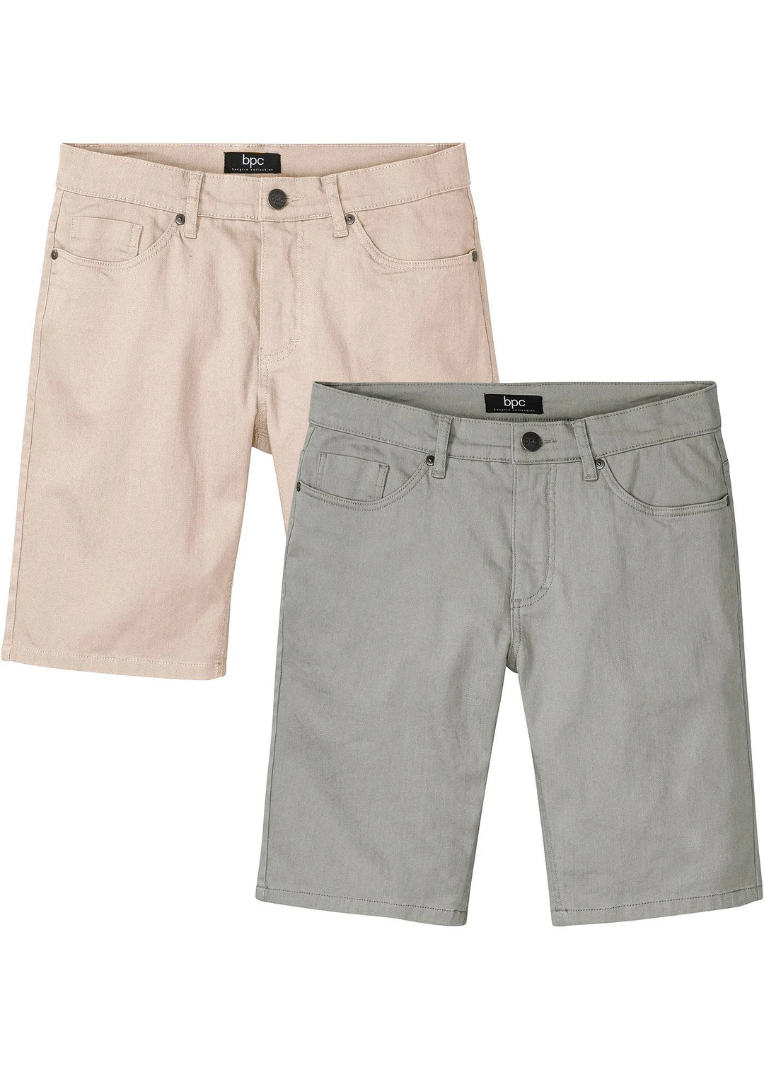 Lot de 2 bermudas extensibles, regular