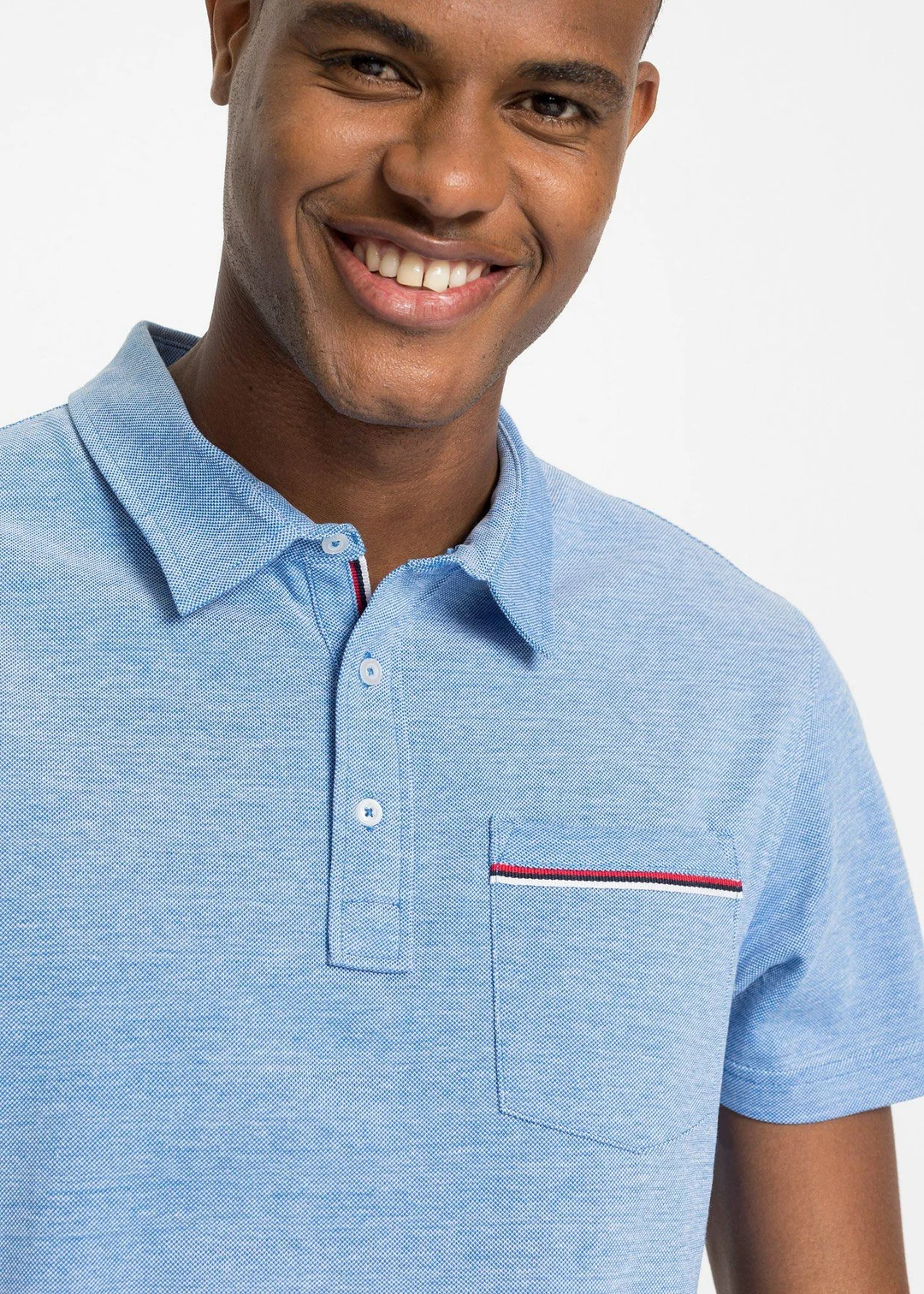 Lot de 2 polos en maille piquée, 100% coton