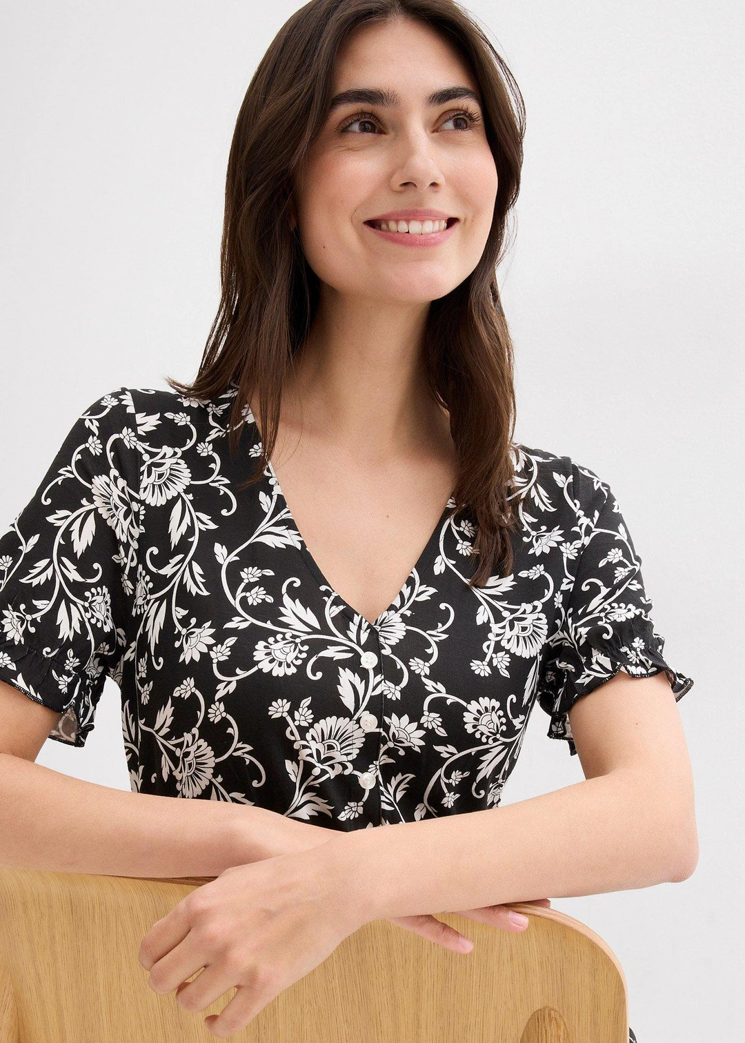 Robe fluide en jersey viscose - 3
