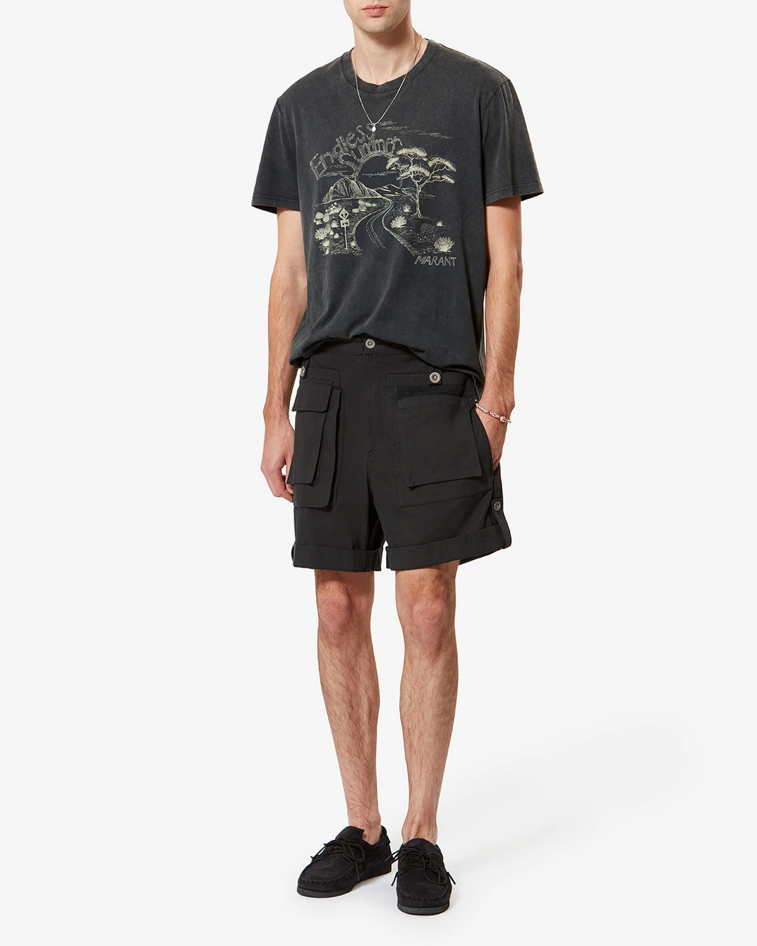 Short Eliaz - Homme - Noir - Taille 42 - 4