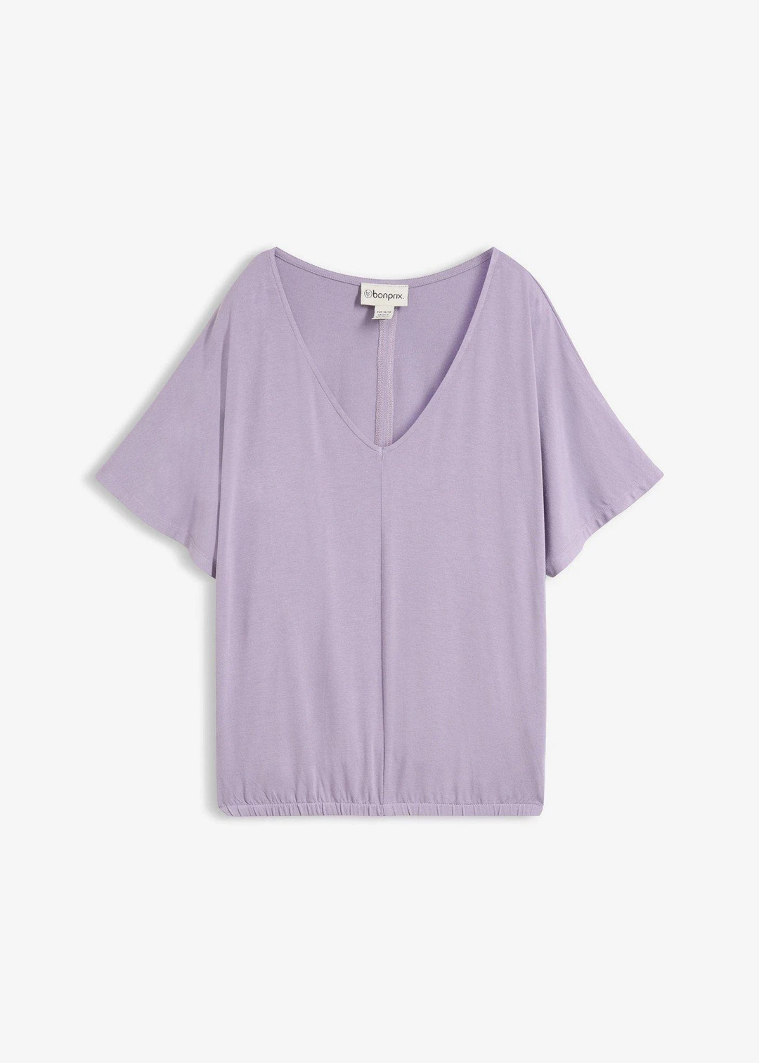 T-shirt oversize en viscose douce et extensible