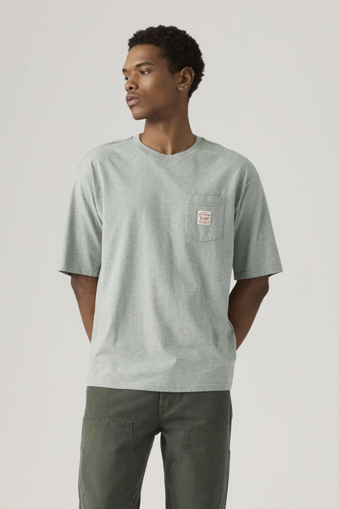 Levi's T Shirt Workwear - Homme - Blanc / Bright White - 2XL - 2