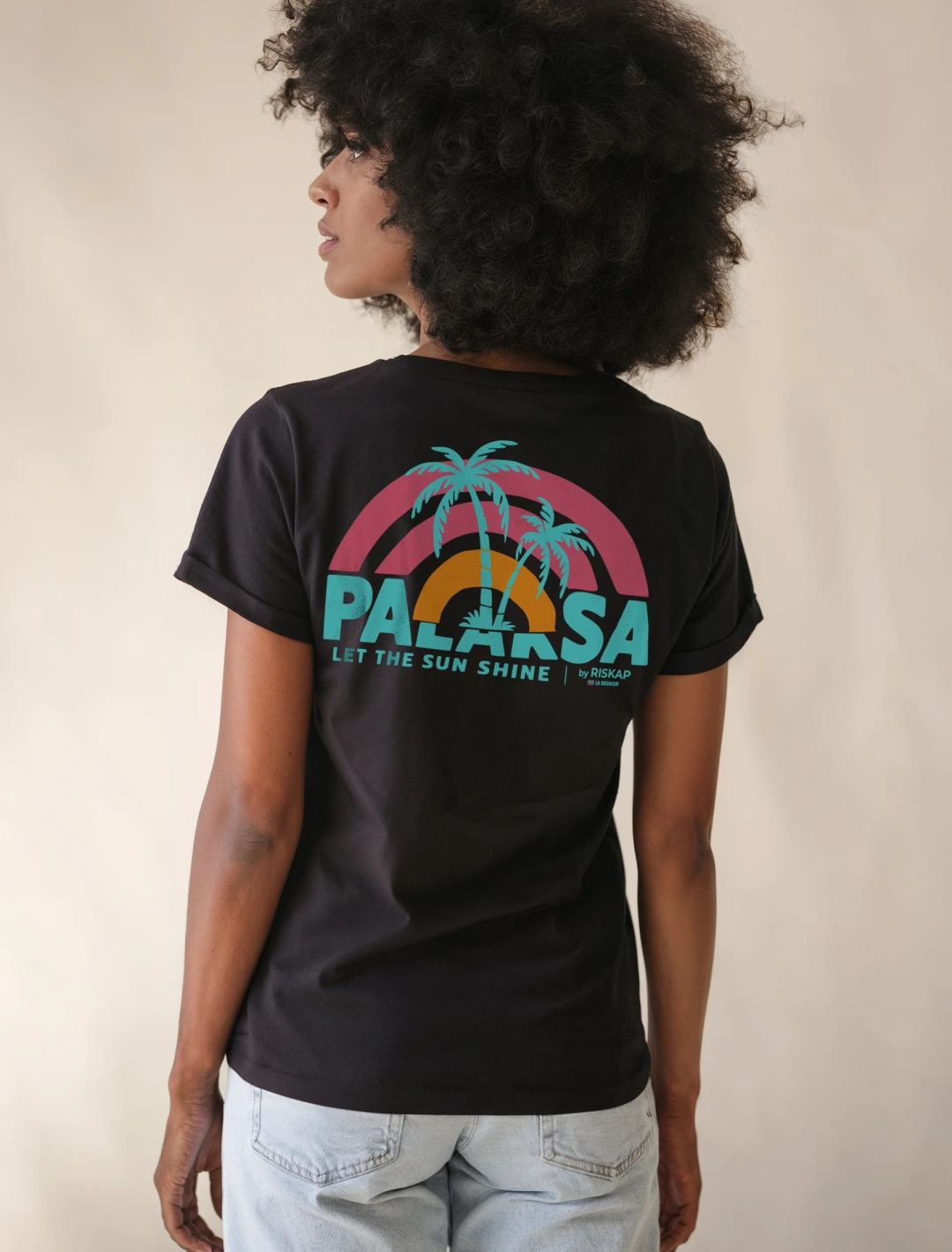 T-shirt Femme Léger – Rainbow – Coton Bio Premium