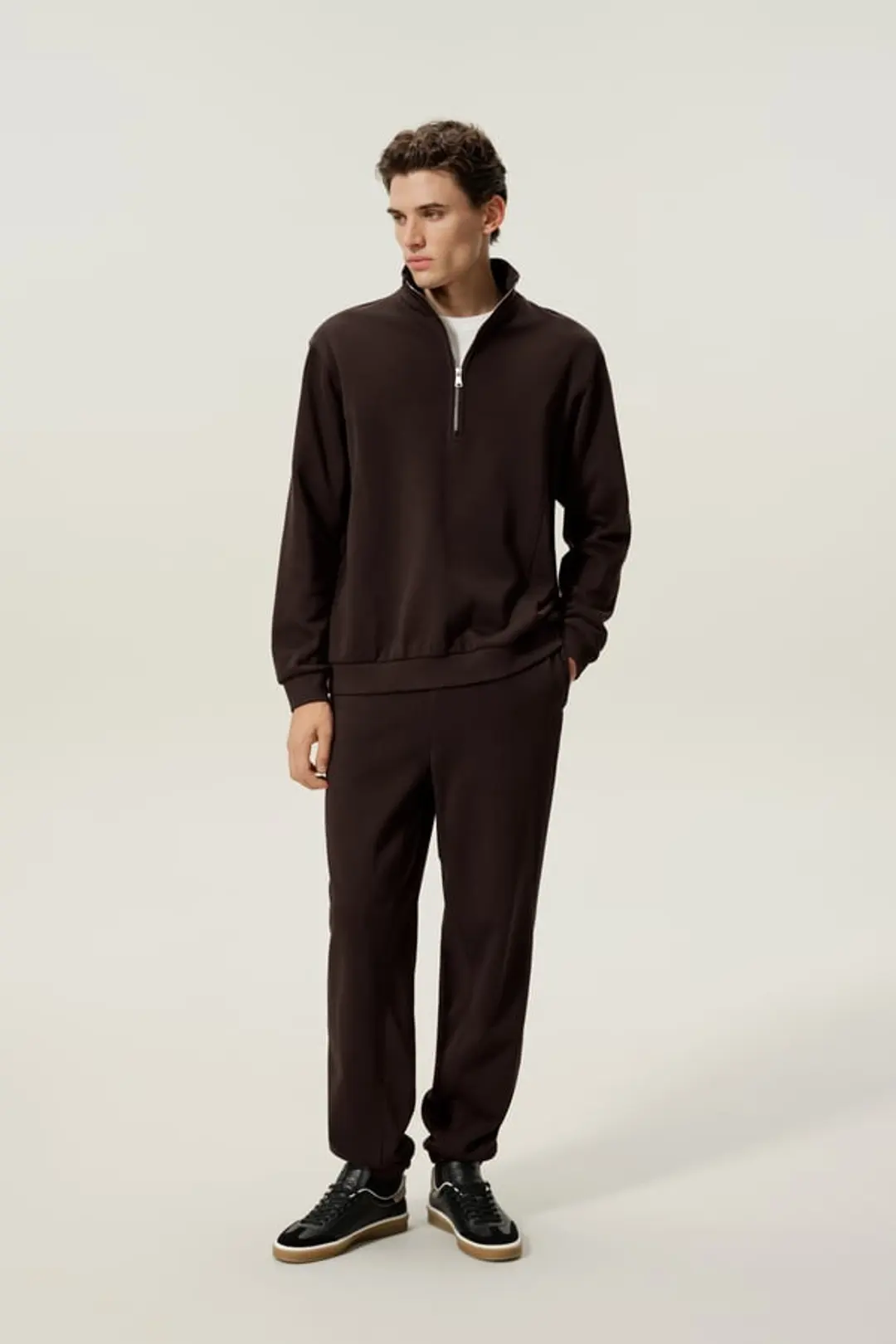 LILYSILK Jogging Homme SILKERRY en Soie Douce, Pantalon de Sport Confortable Espresso XL