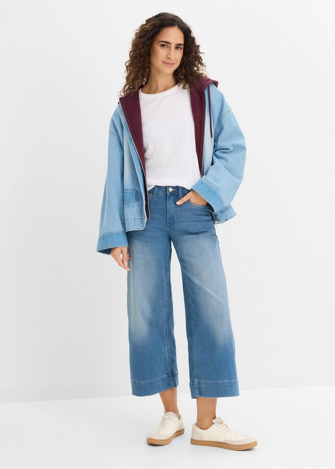 Jupe-culotte en jean ultra-doux - 2