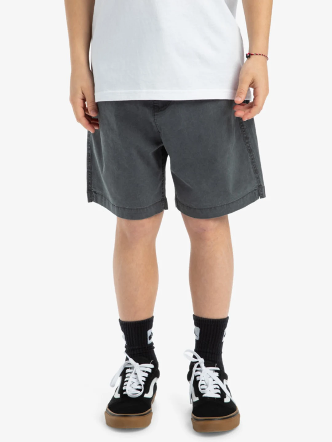 Taxer Youth 15" - Short à taille élastique pour Garçon 8-16 Noir