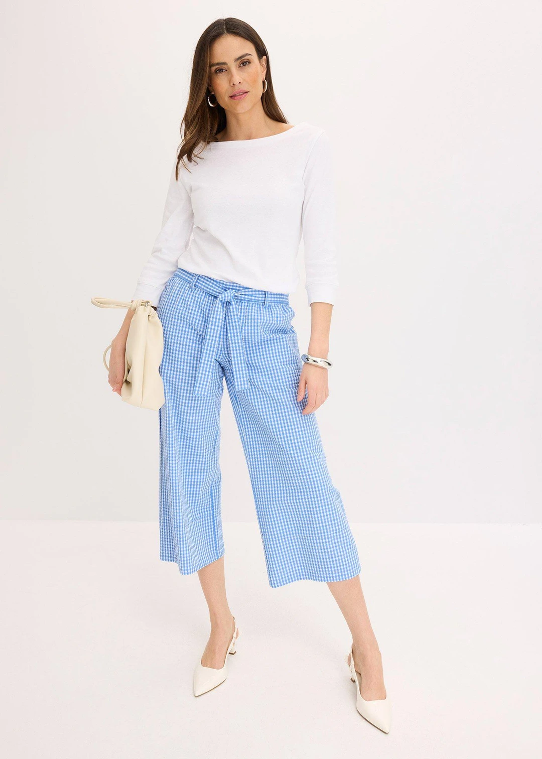 Pantalon à imprimé Vichy - 2