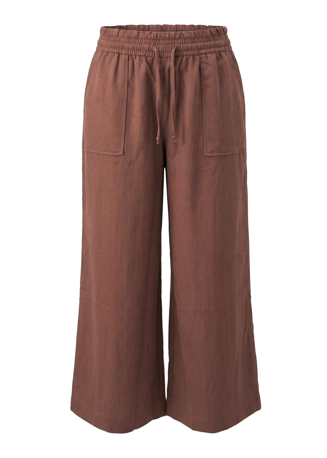 Pantalon large et fluide en lyocell mélangé