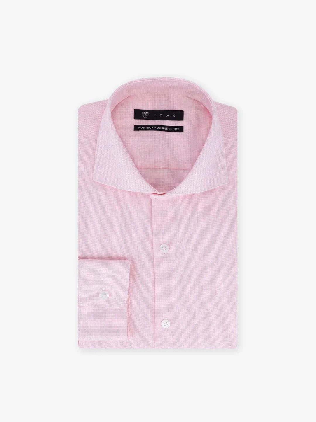 IZAC - Chemise ville non iron rose