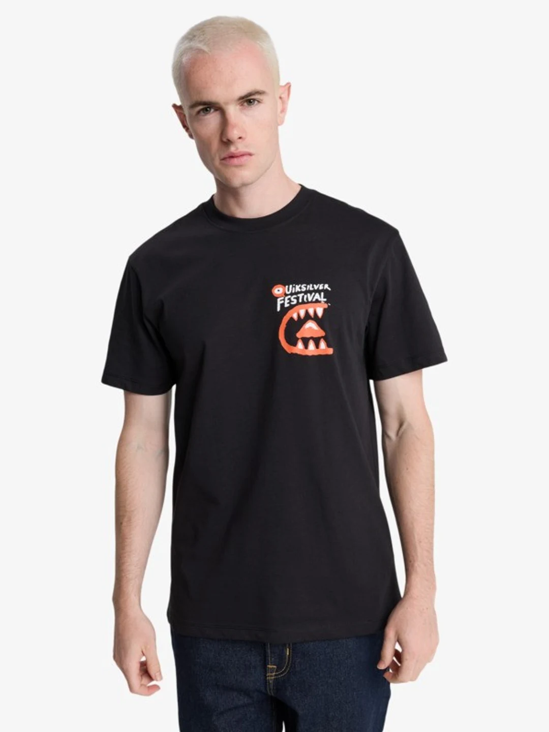 Festival - T-shirt à manches courtes Noir Homme