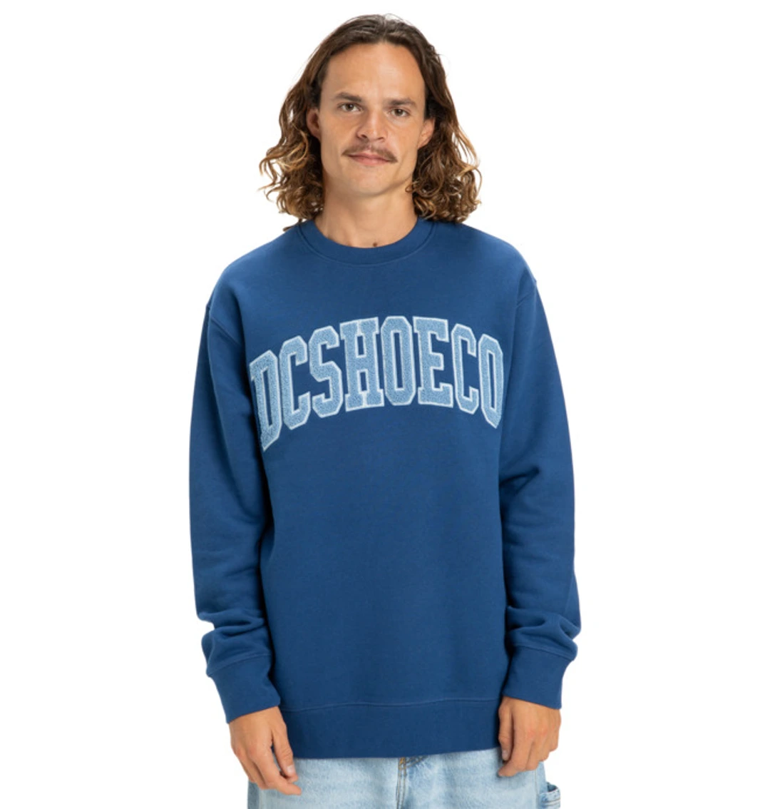 Varsity - Sweat Bleu Homme