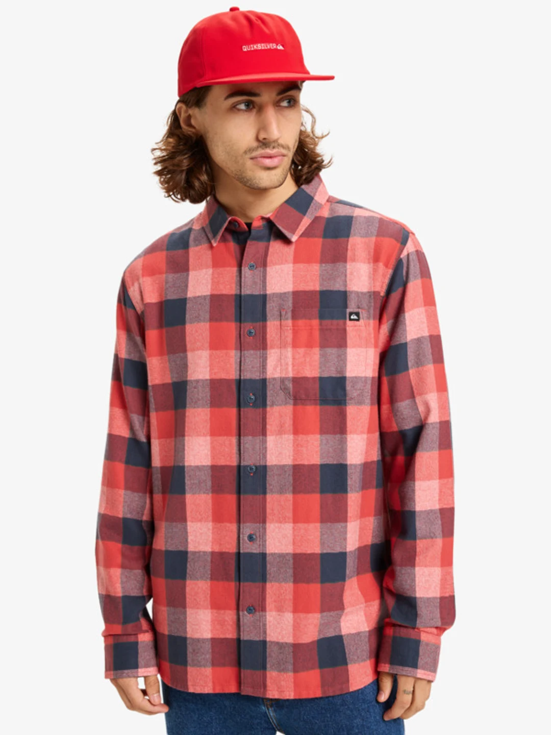 Motherfly Plaid - Chemise manches longues pour Homme Noir