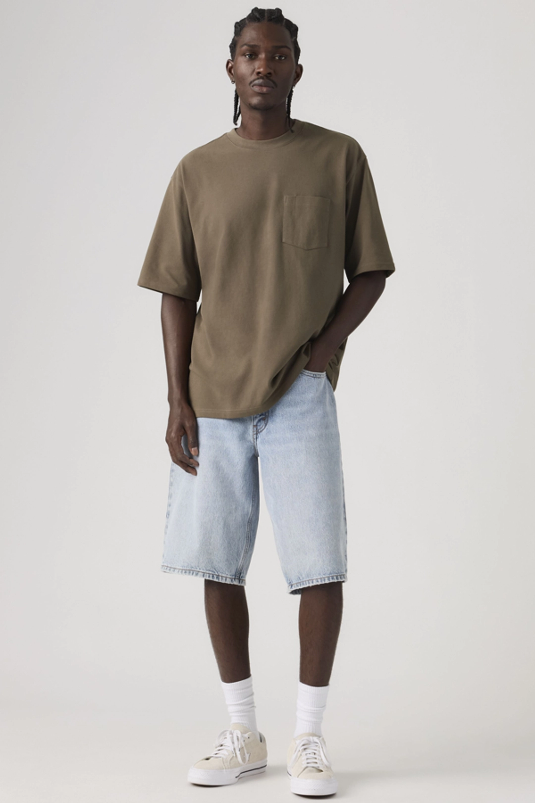 Levi's Short 470 Baggy - Homme - Bleu / Night Run - 36