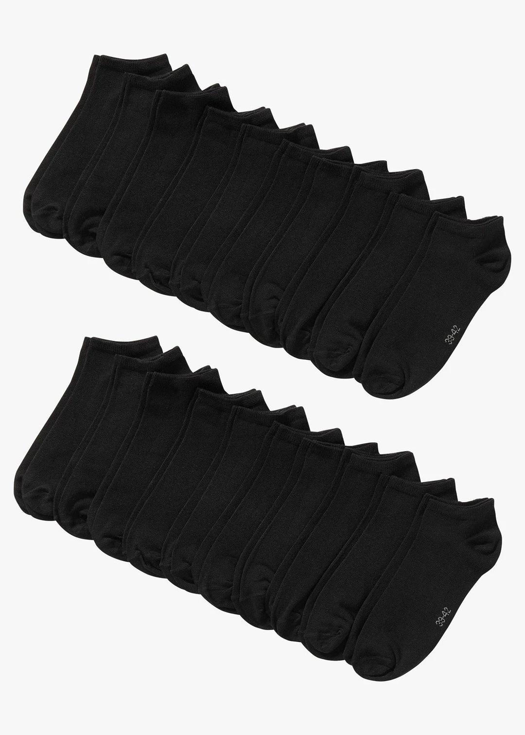 Lot de 20 paires de chaussettes courtes