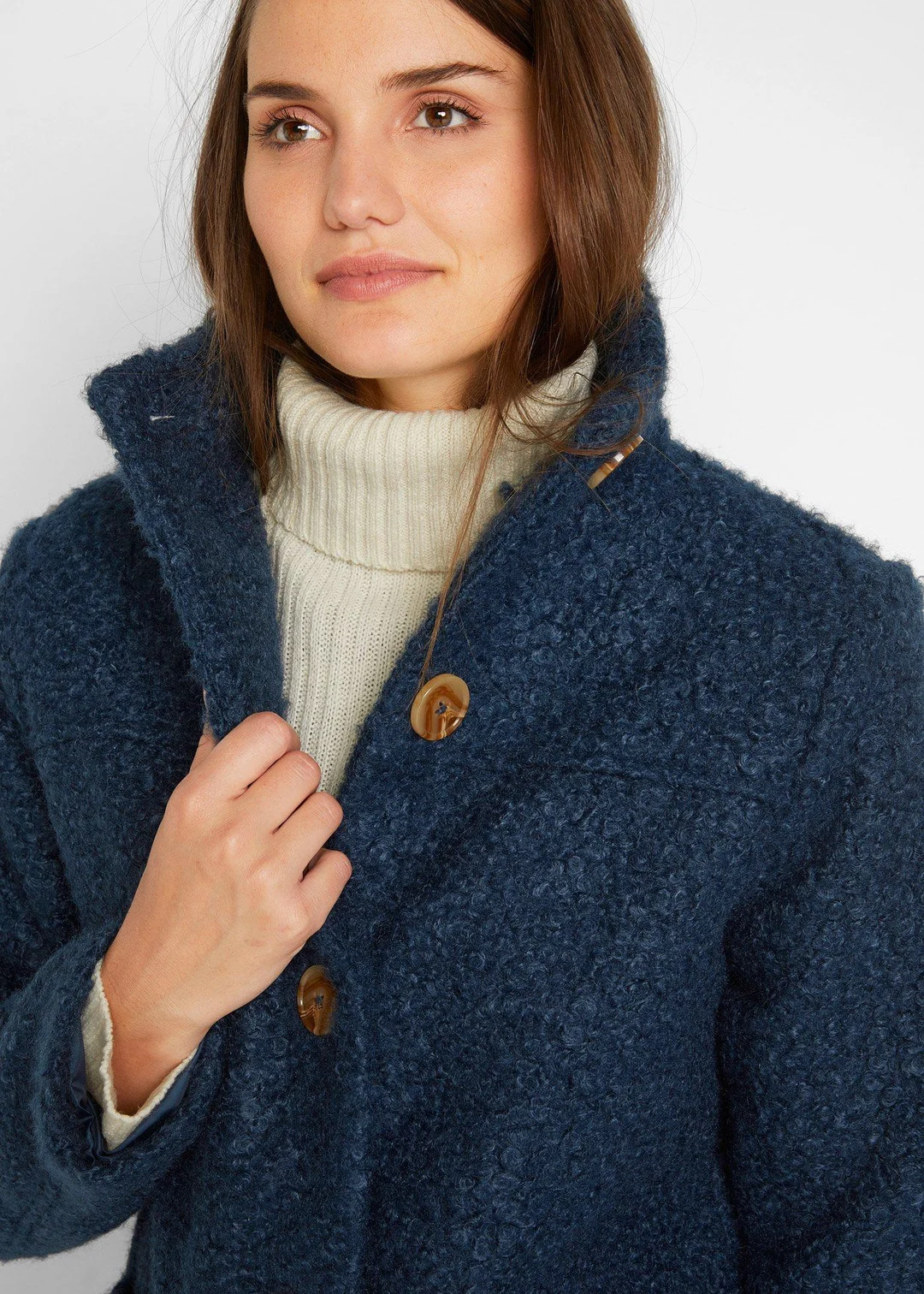 Manteau en bouclé avec poches - 3
