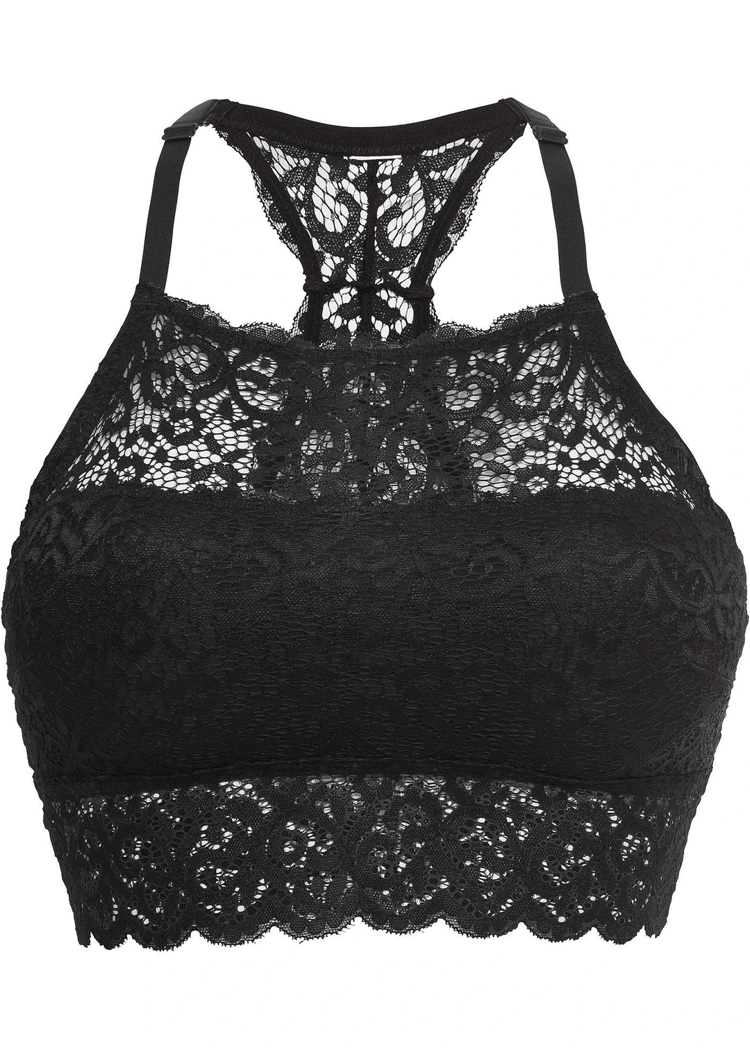 Brassière en dentelle extensible