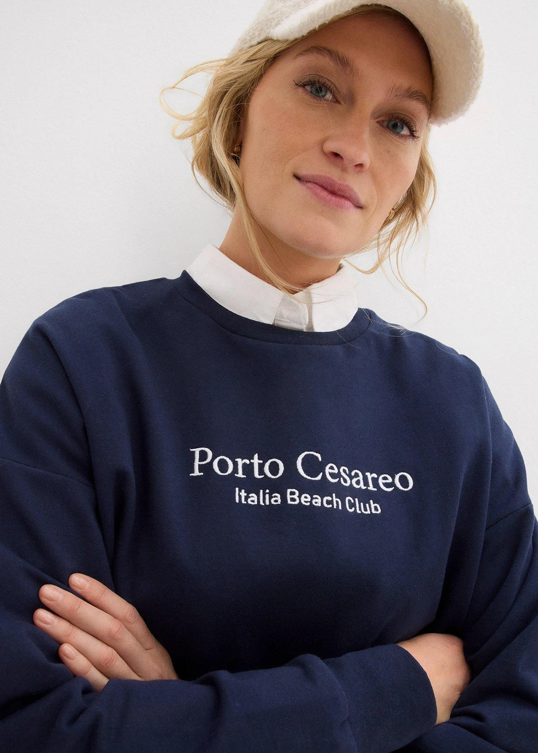 Sweat oversize avec broderie - 3